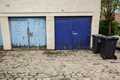 Garage (dark blue door)